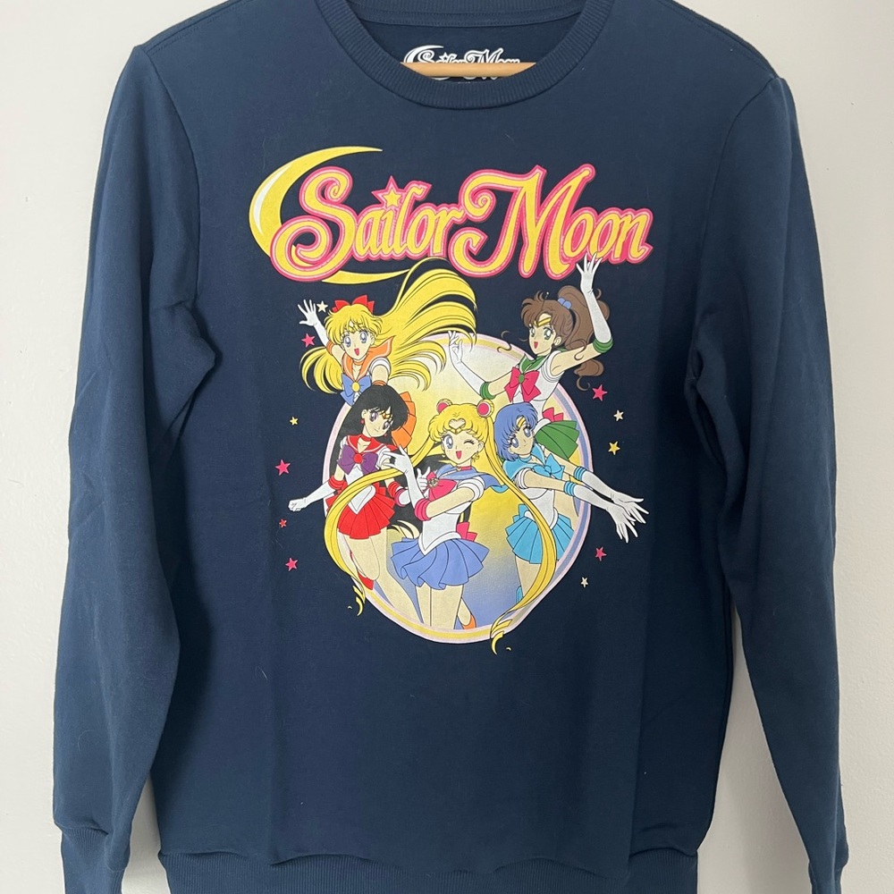 Sailor Moon Sweatshirt size small Dark Blue, Naoko Takeuchi/PNP, Toro Animation